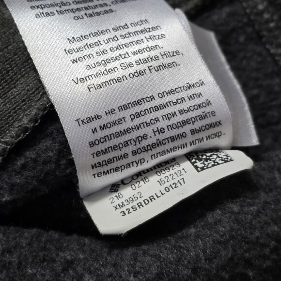 Columbia Michigan Wolverines Fleece Jacket Men’s S Gray Full Zip - Picture 7 of 8